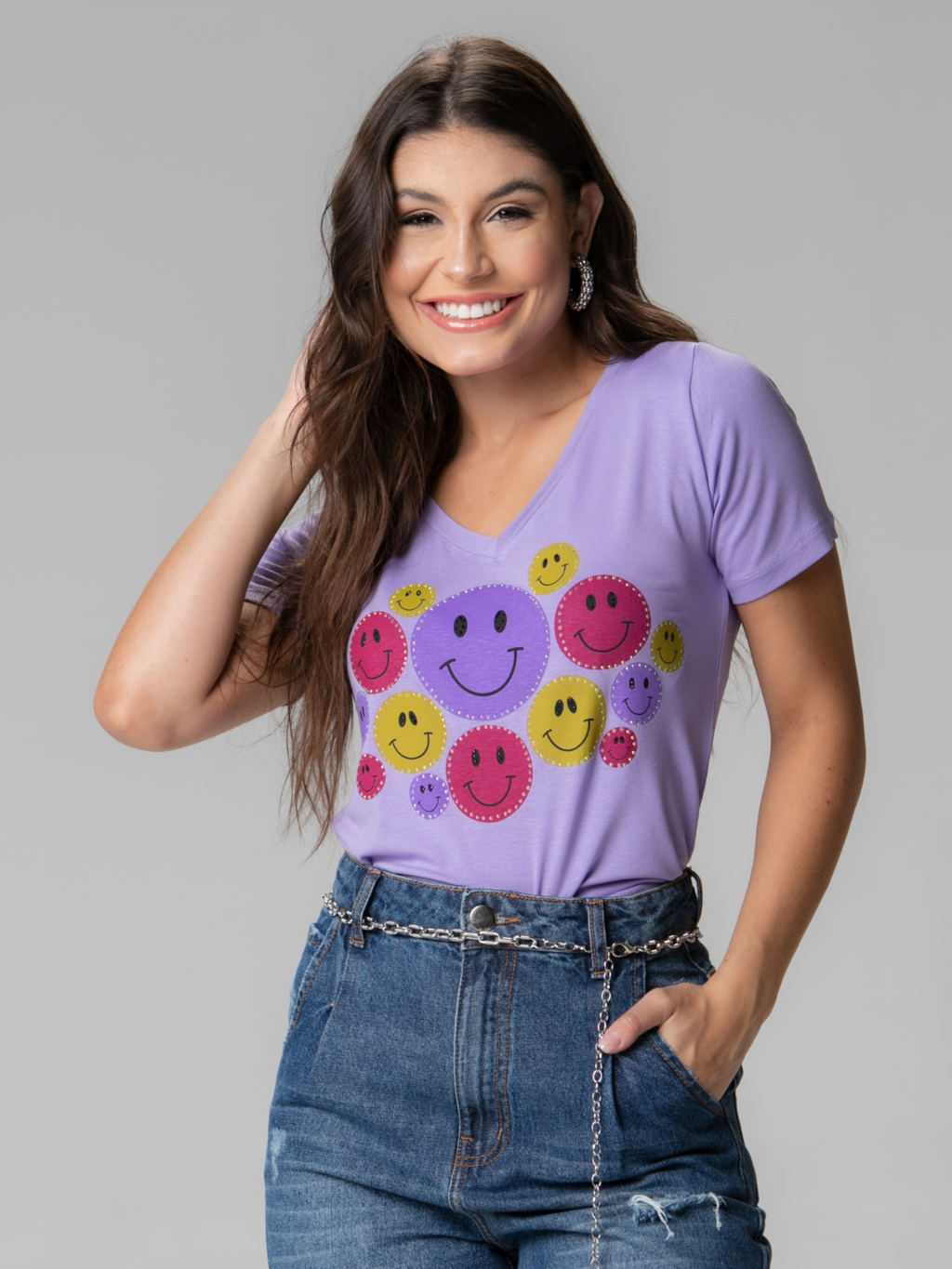 T-shirt Emoji - Divina Garota