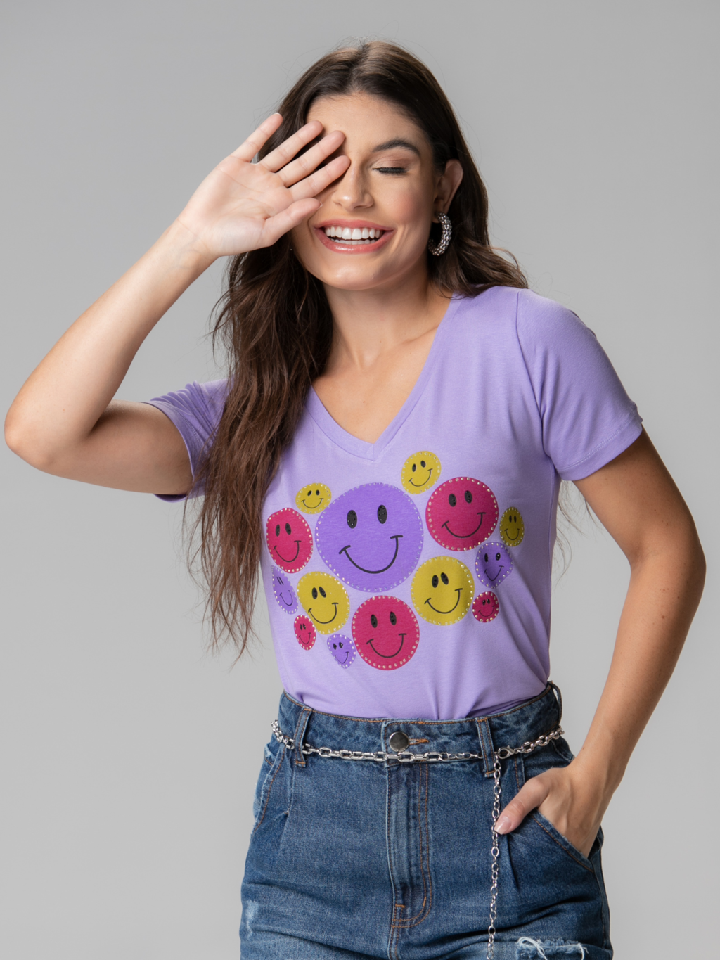 T-shirt Emoji - Divina Garota