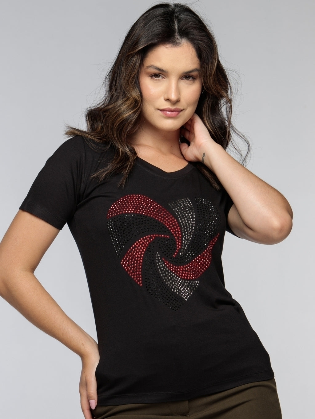 T-Shirt Spiral Heart - Divina Garota