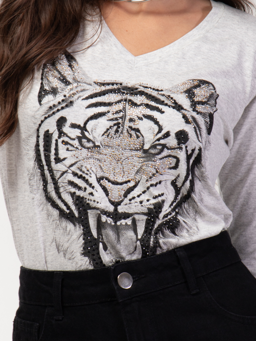 Manga Longa Tigre - Divina Garota