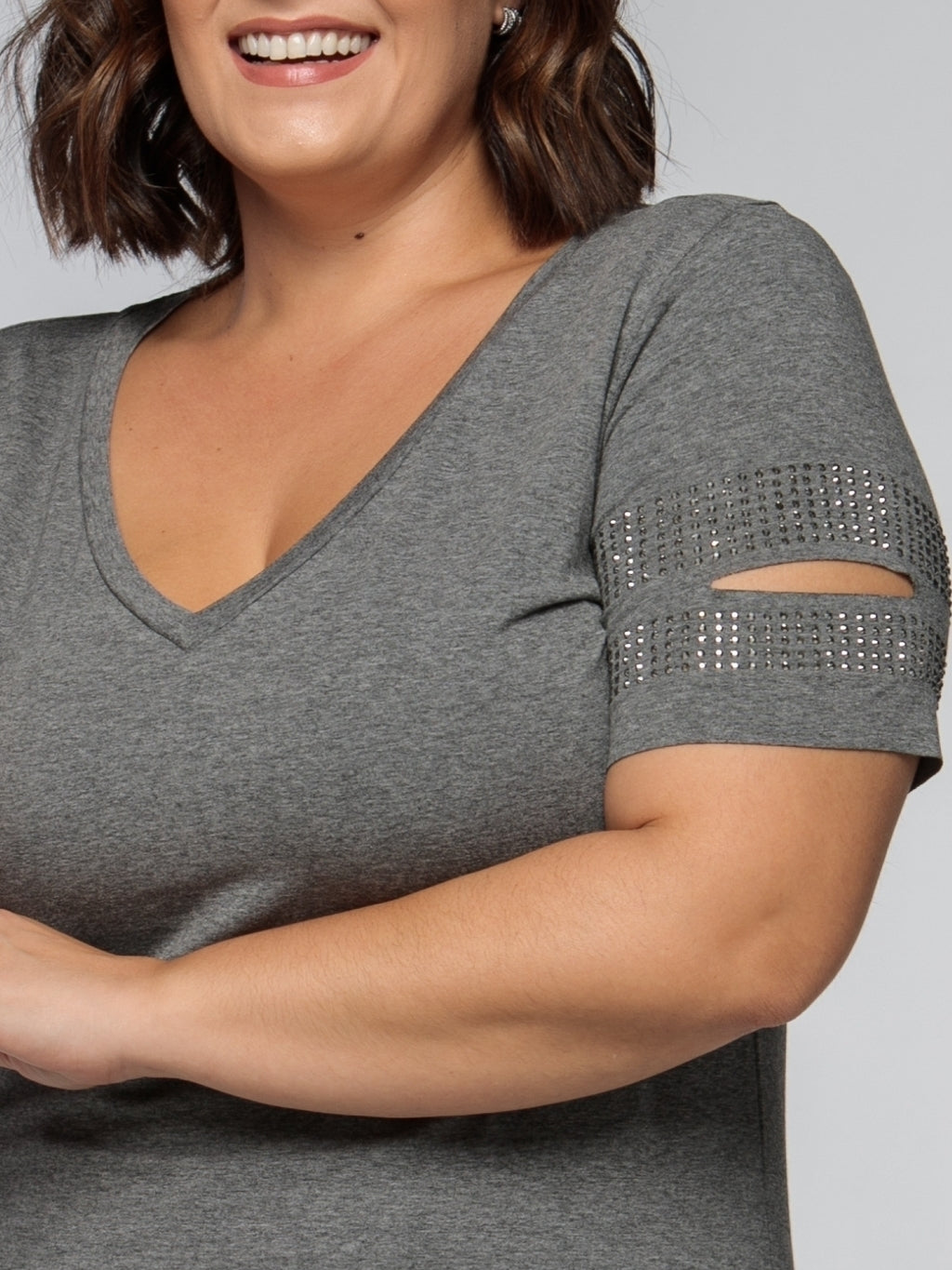 T-shirt Fenda Strass