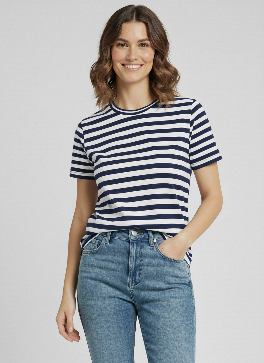 T-shirt Listrada Navy