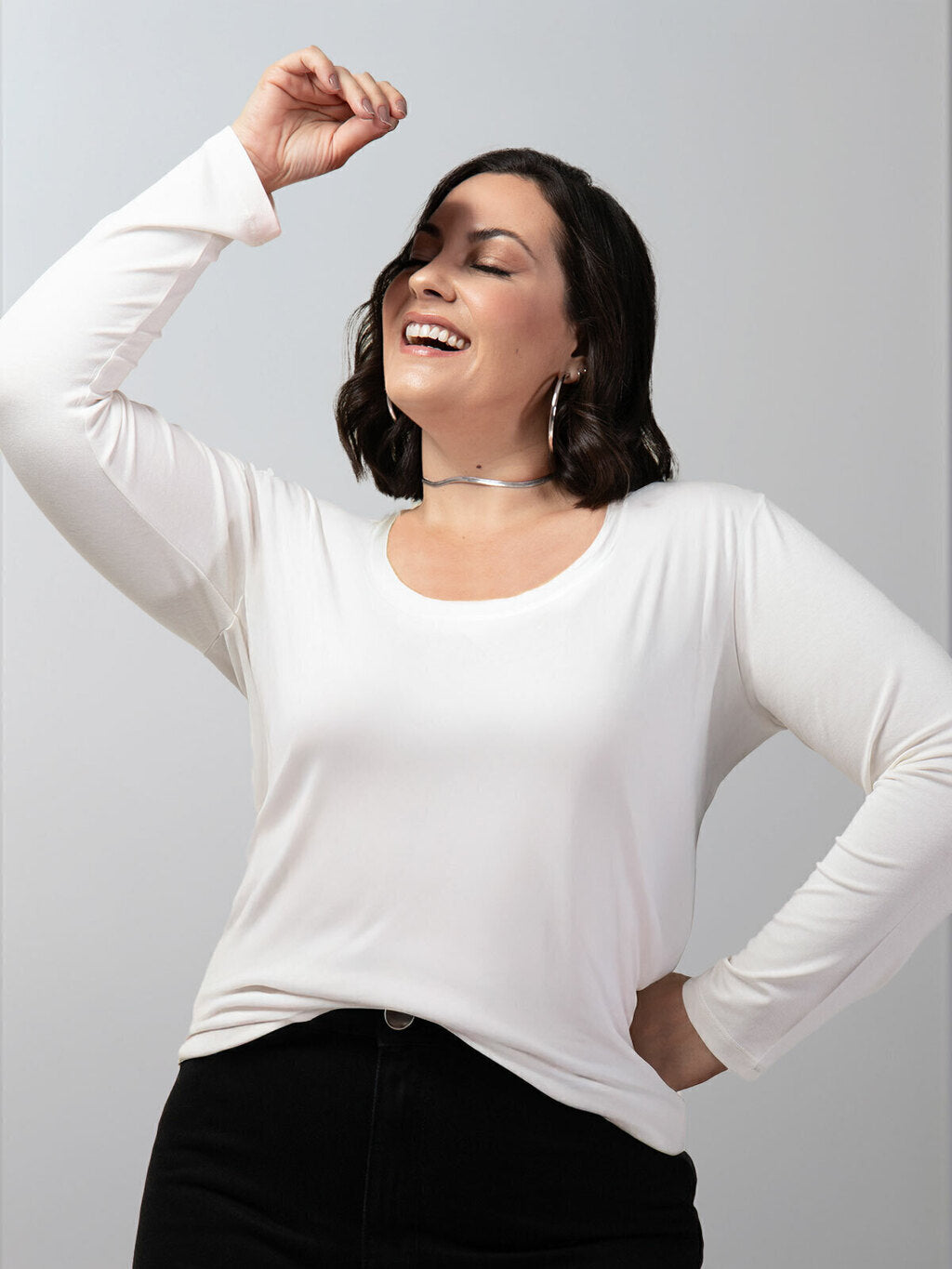 Blusa Manga Longa Essencial - Divina Garota