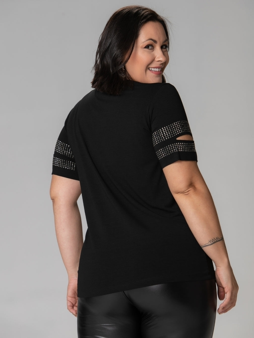 T-shirt Fenda Strass