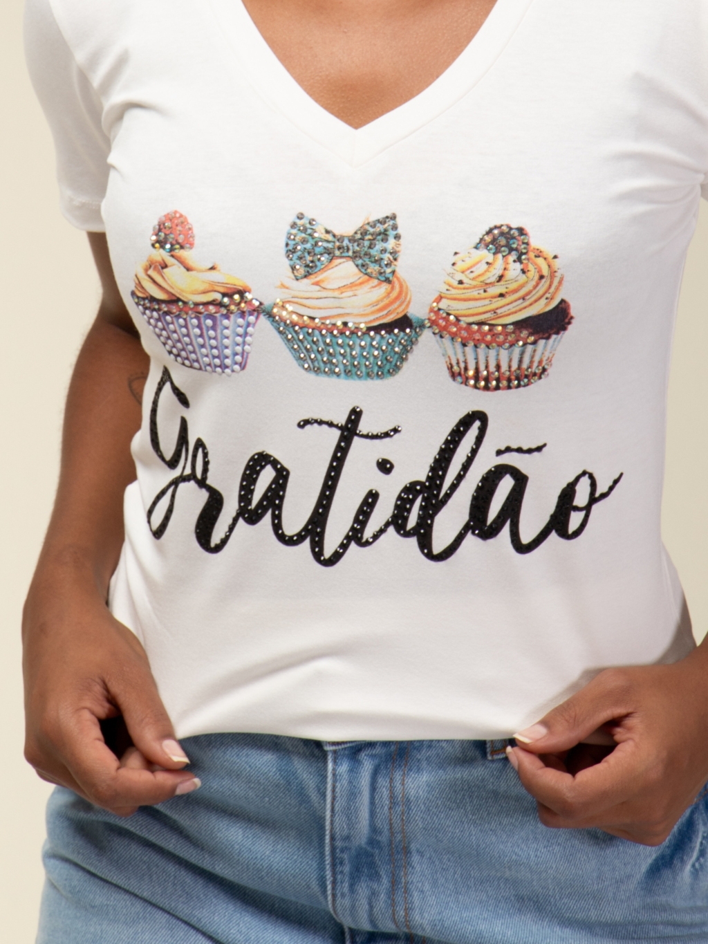 T-Shirt Cupcakes - Divina Garota