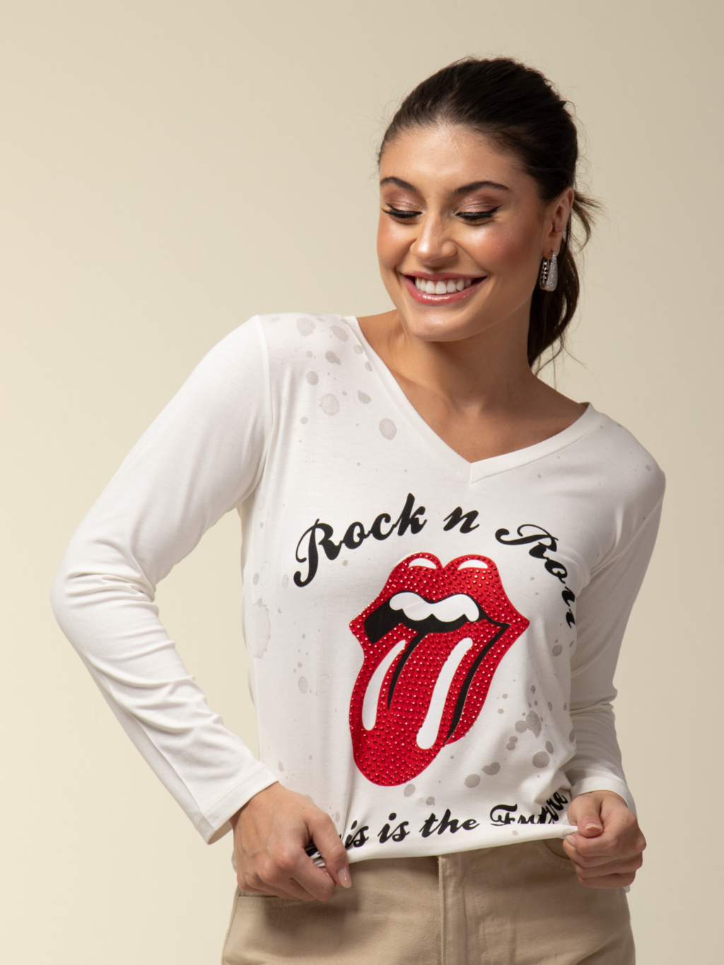 Blusa Rock n Roll - Divina Garota