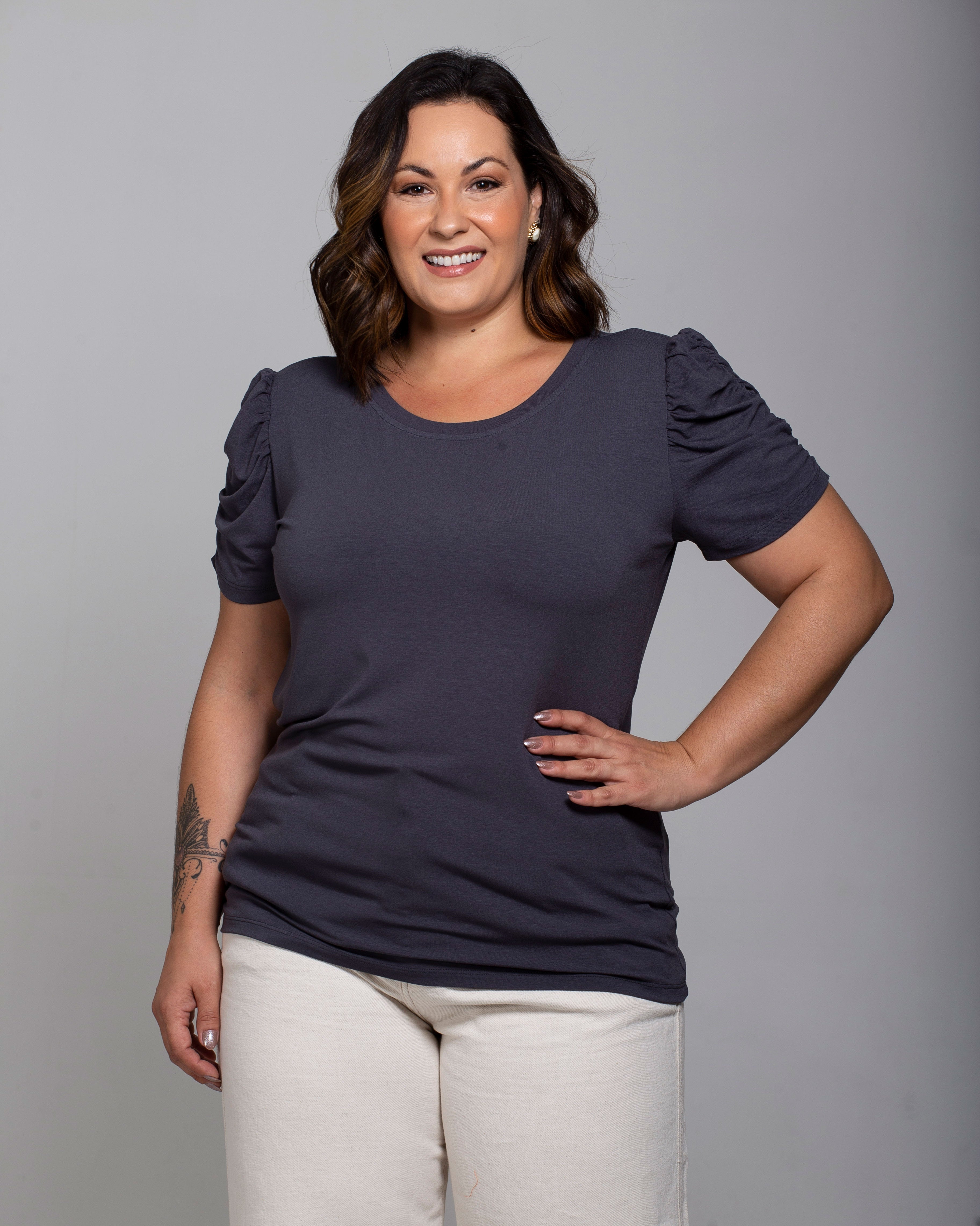 T-shirt Essencial Bufante - Divina Garota