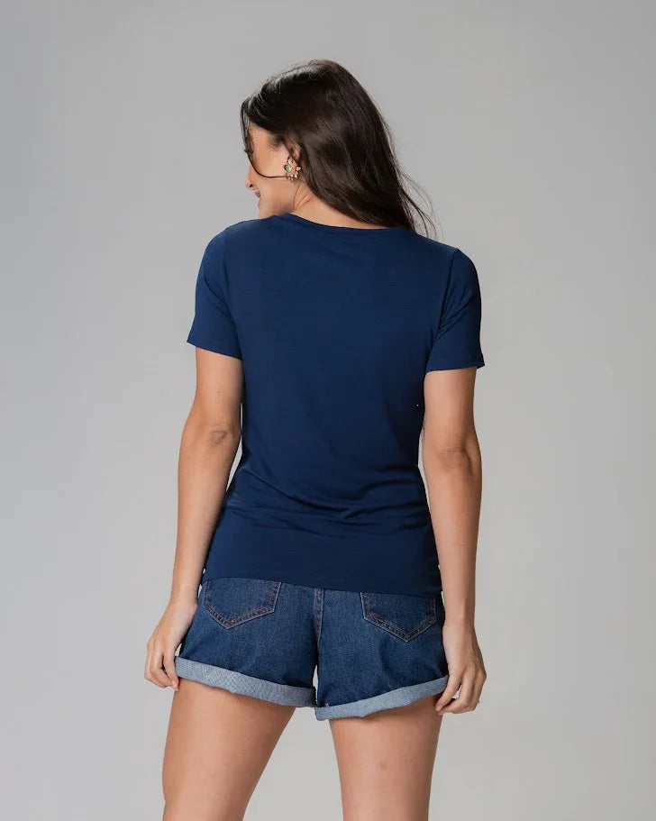 T-Shirt Margarida Strass - Divina Garota