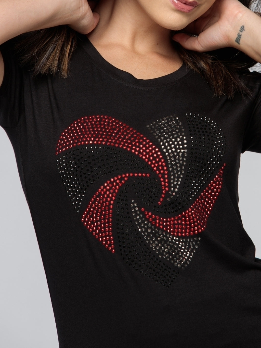 T-Shirt Spiral Heart - Divina Garota