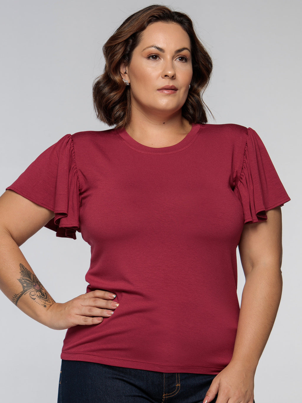 Blusa Essencial Manga Jabô - Divina Garota