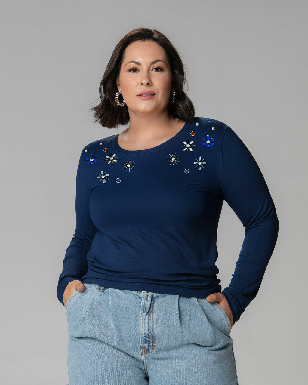 Manga Longa Brilho Celeste - Divina Garota