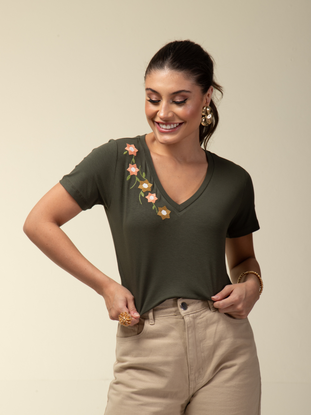 T-shirt I'm Perfect Bordado - Divina Garota