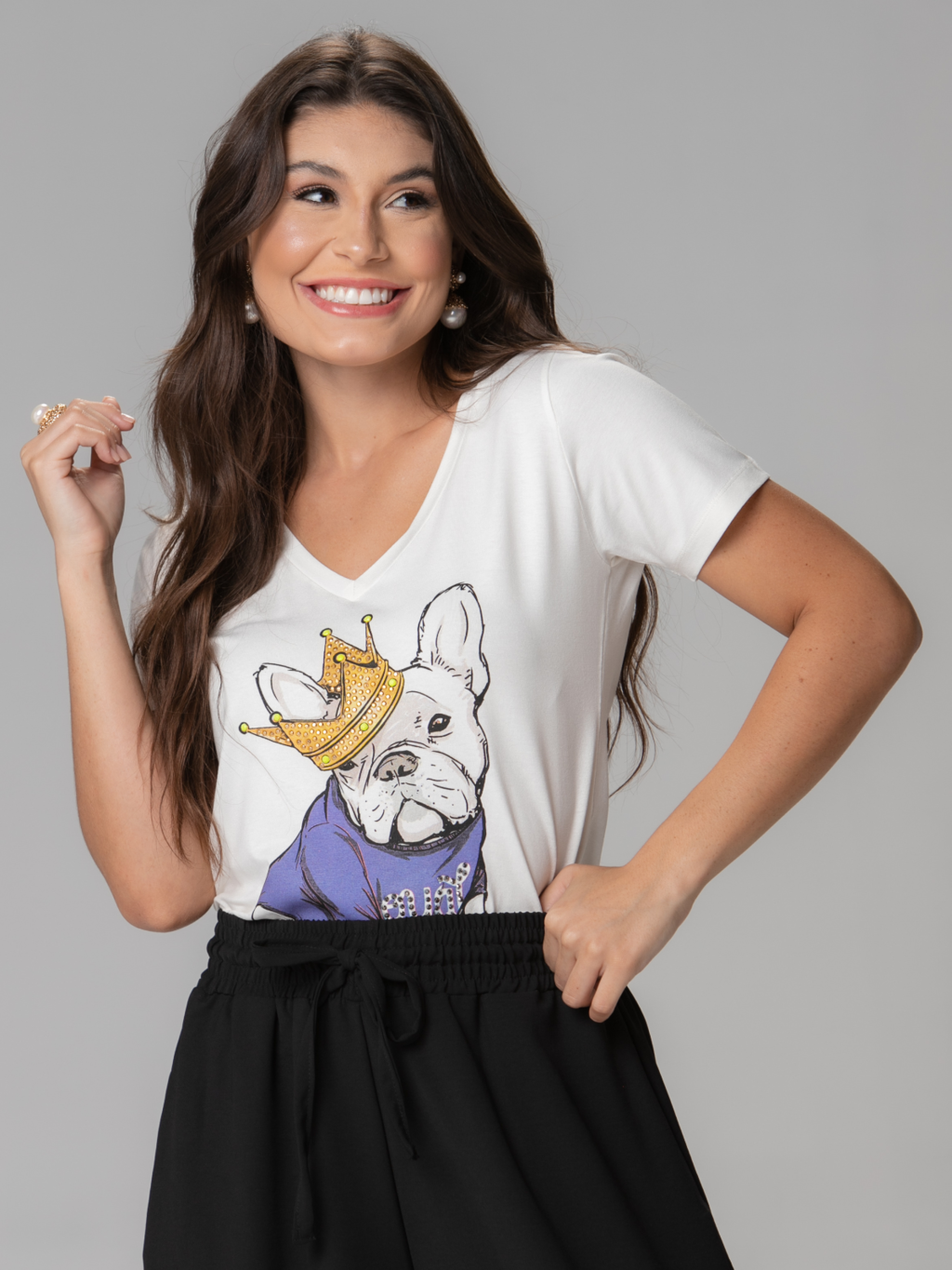 T-shirt King Dog - Divina Garota