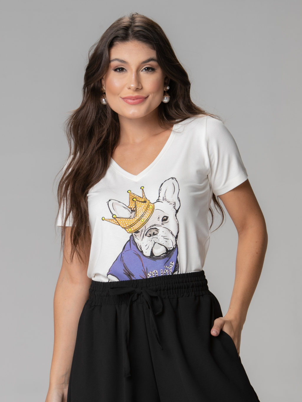 T-shirt King Dog - Divina Garota