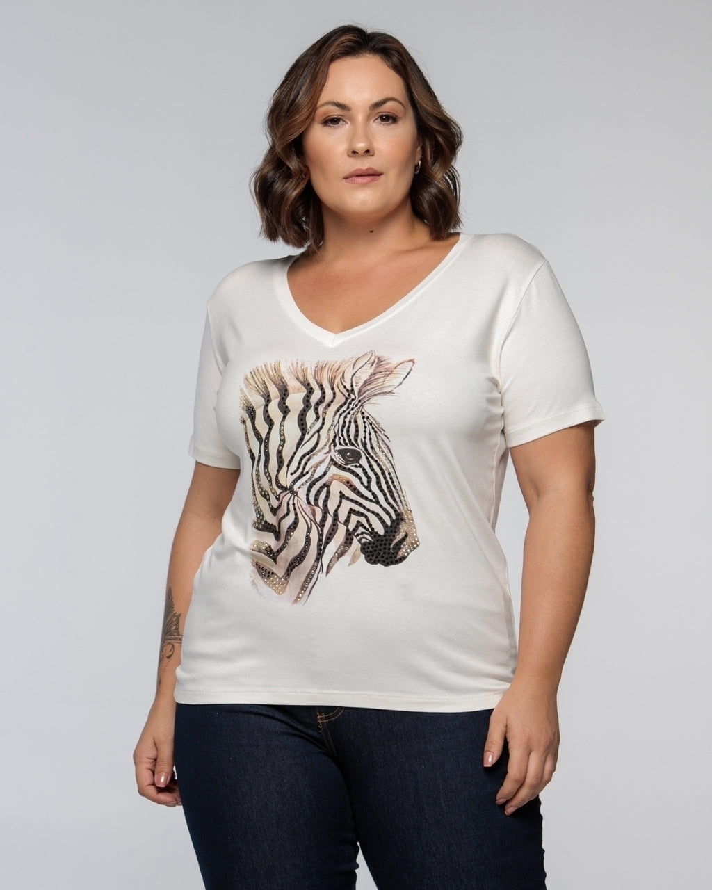 T-Shirt Zebra Glam