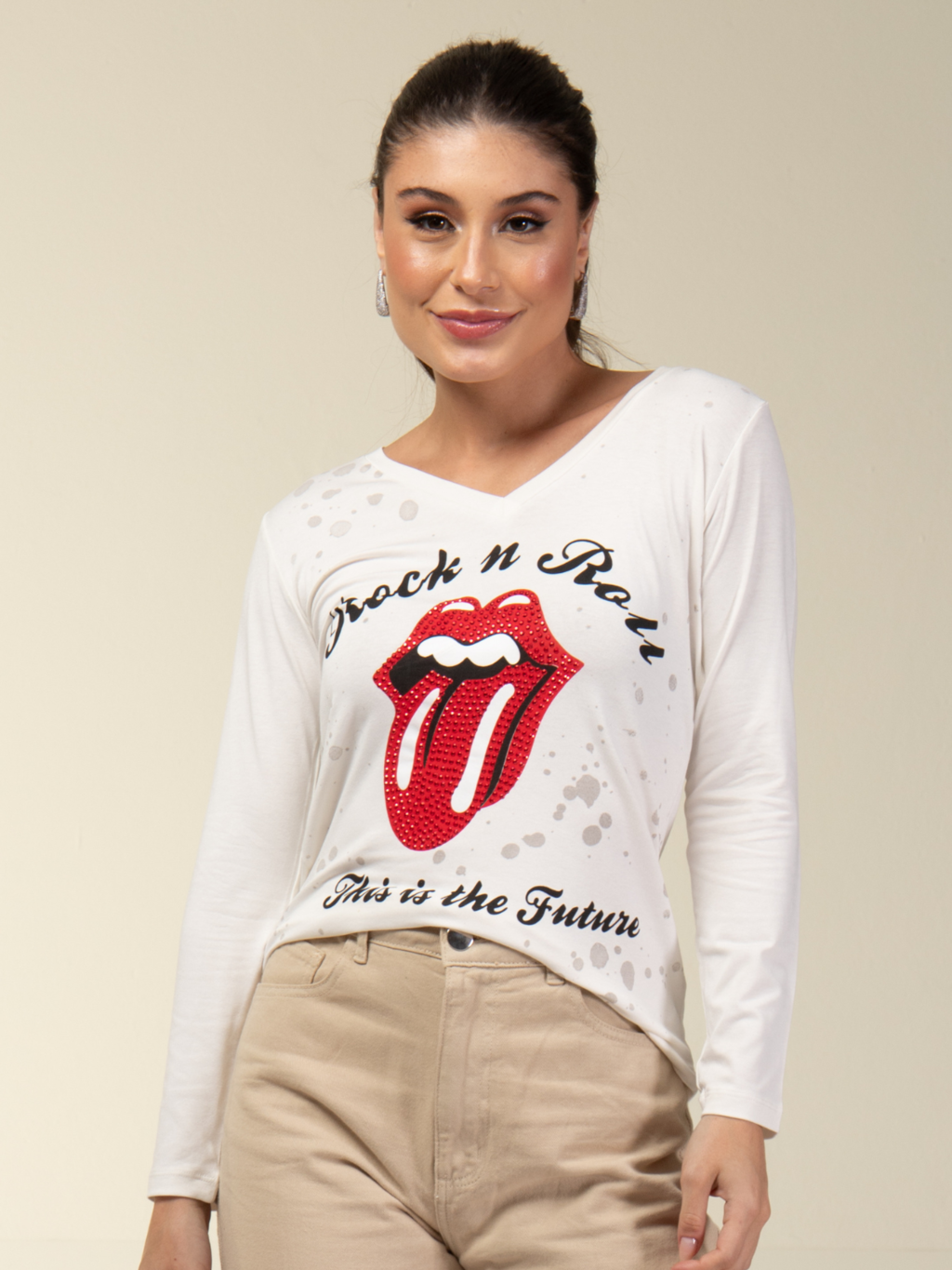 Blusa Rock n Roll - Divina Garota