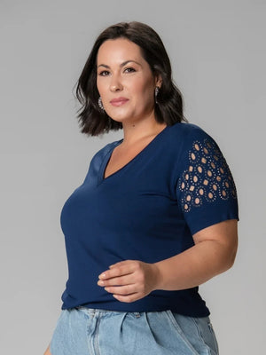 T-shirt Mosaico Strass - Divina Garota