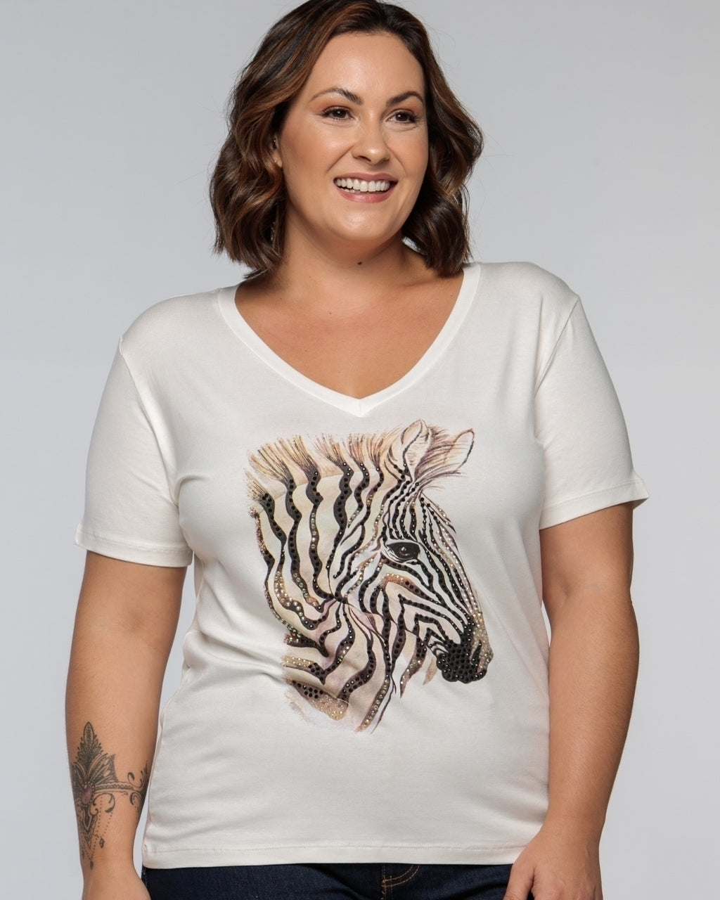 T-Shirt Zebra Glam