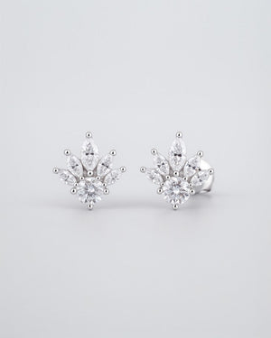 Brinco Pétalas de Zircônia - Divina Garota