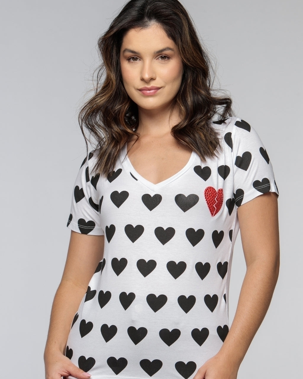T-shirt Corações
