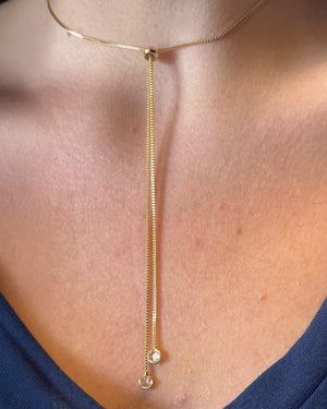 Colar Gravata Ponto de Luz - Divina Garota