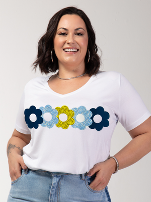 T-shirt Flowers Spring - Divina Garota