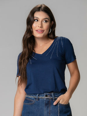 T-shirt Arabesco Strass - Divina Garota