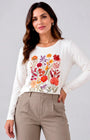 Blusa Manga Longa Jardim