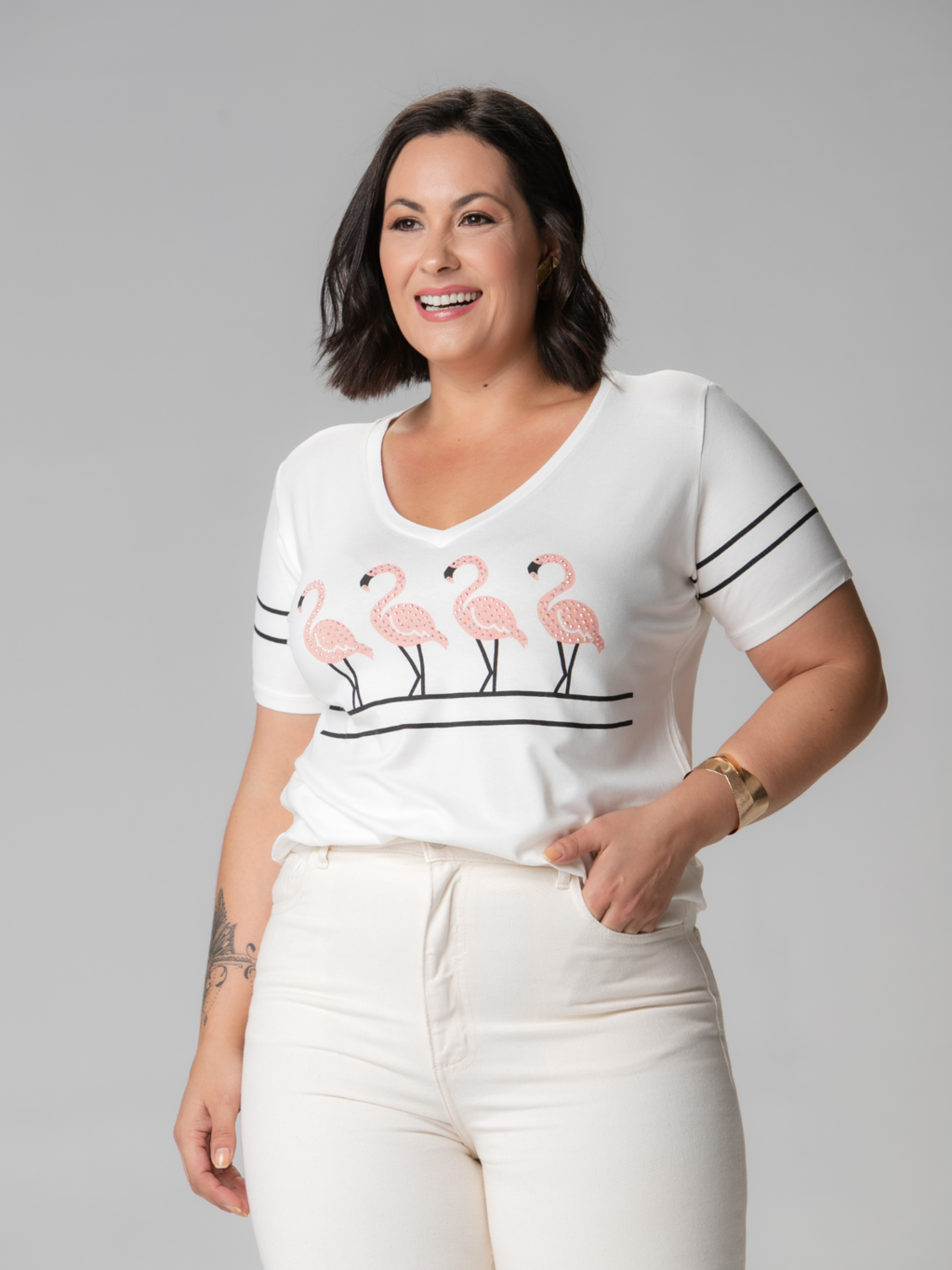 T-shirt Flamingos
