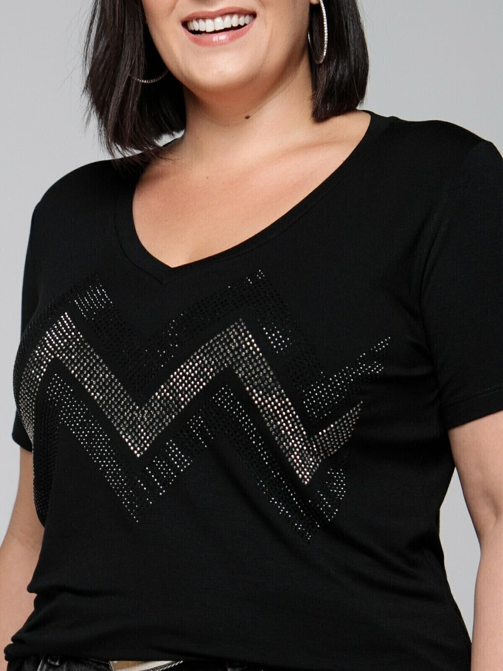 T-shirt Sintonia Strass