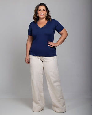 Kit 3 Peças Essenciais Gola V - Divina Garota