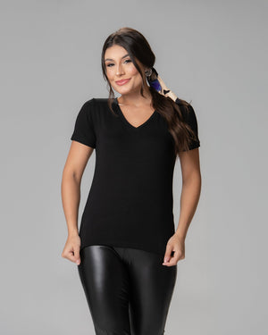 Kit 3 Peças Essenciais Gola V - Divina Garota