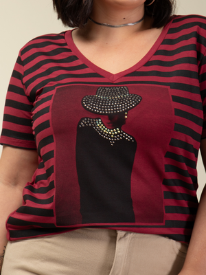 T-shirt Listra Femme - Divina Garota