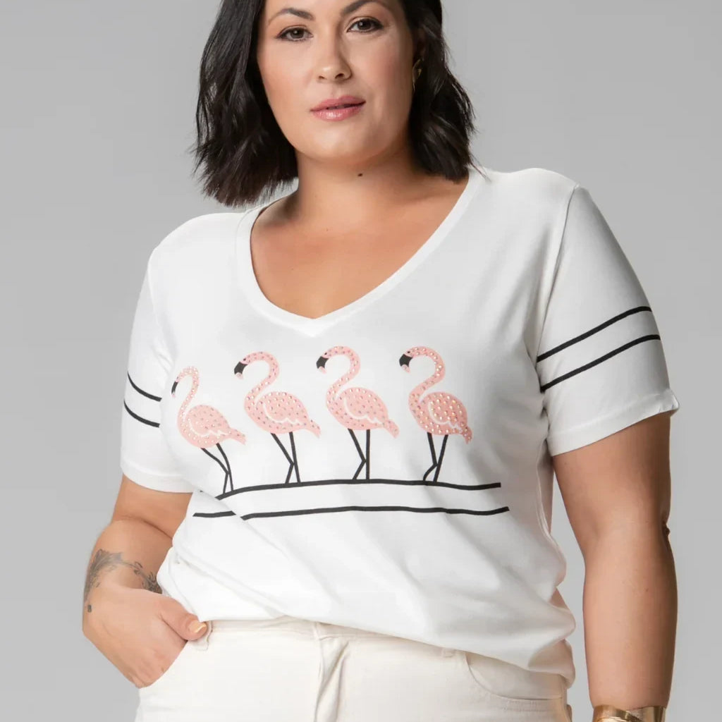T-shirt Flamingos