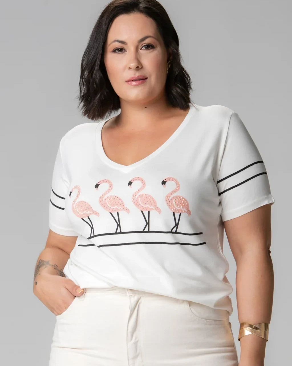T-shirt Flamingos
