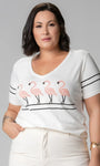 T-shirt Flamingos