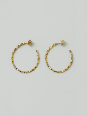 Brinco Argola Clássica Trançada - Divina Garota