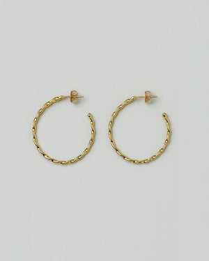 Brinco Argola Clássica Trançada - Divina Garota