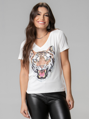 T-shirt Tigre - Divina Garota
