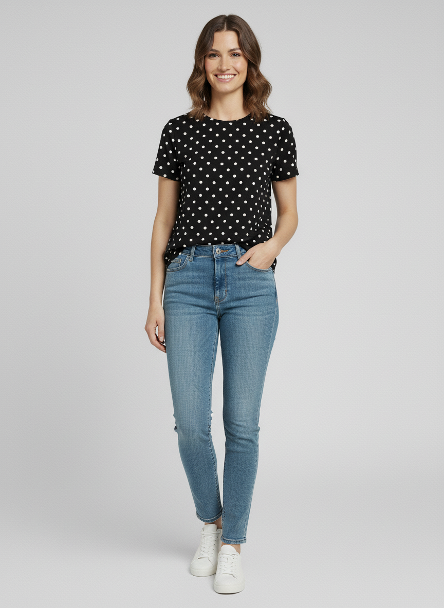Blusa Poá Preta