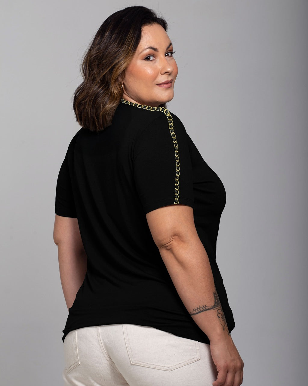 T-shirt Luxo Bordada
