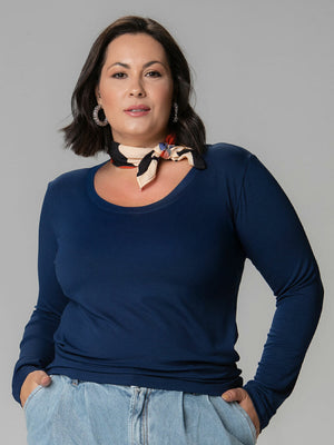 Blusa Manga Longa Essencial - Divina Garota