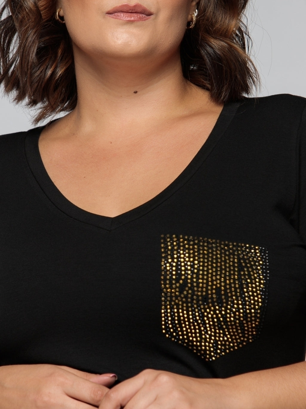 T-shirt Bolso Strass