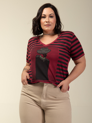 T-shirt Listra Femme - Divina Garota