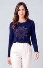 Blusa Manga Longa Girassol Dourado