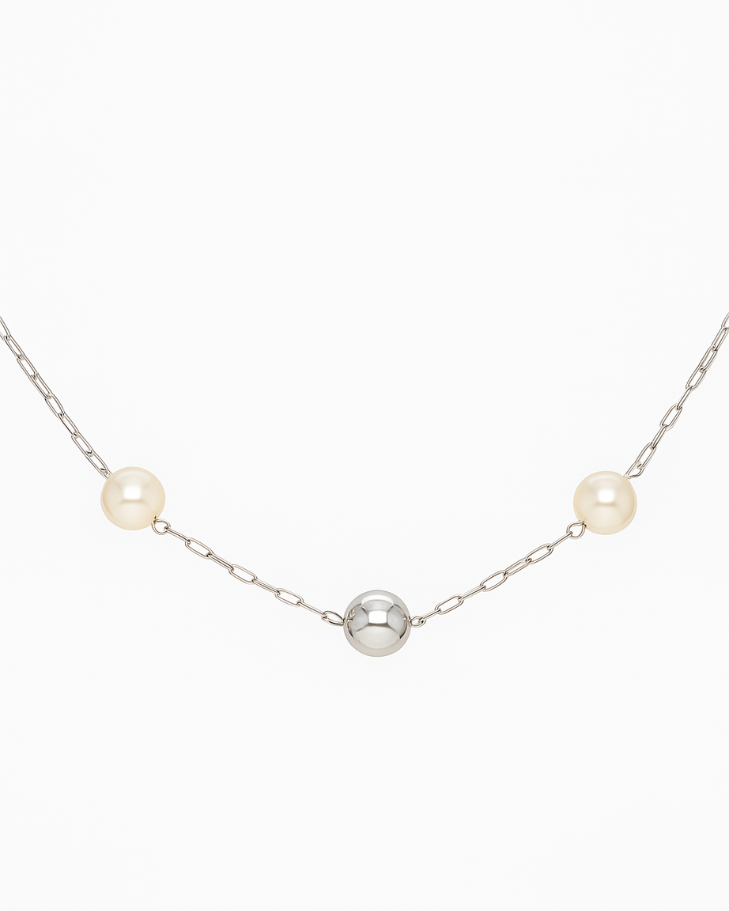 Choker Aurora Prateada
