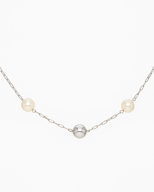 Choker Aurora Prateada - Divina Garota