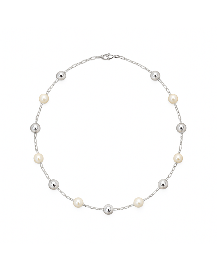 Choker Aurora Prateada