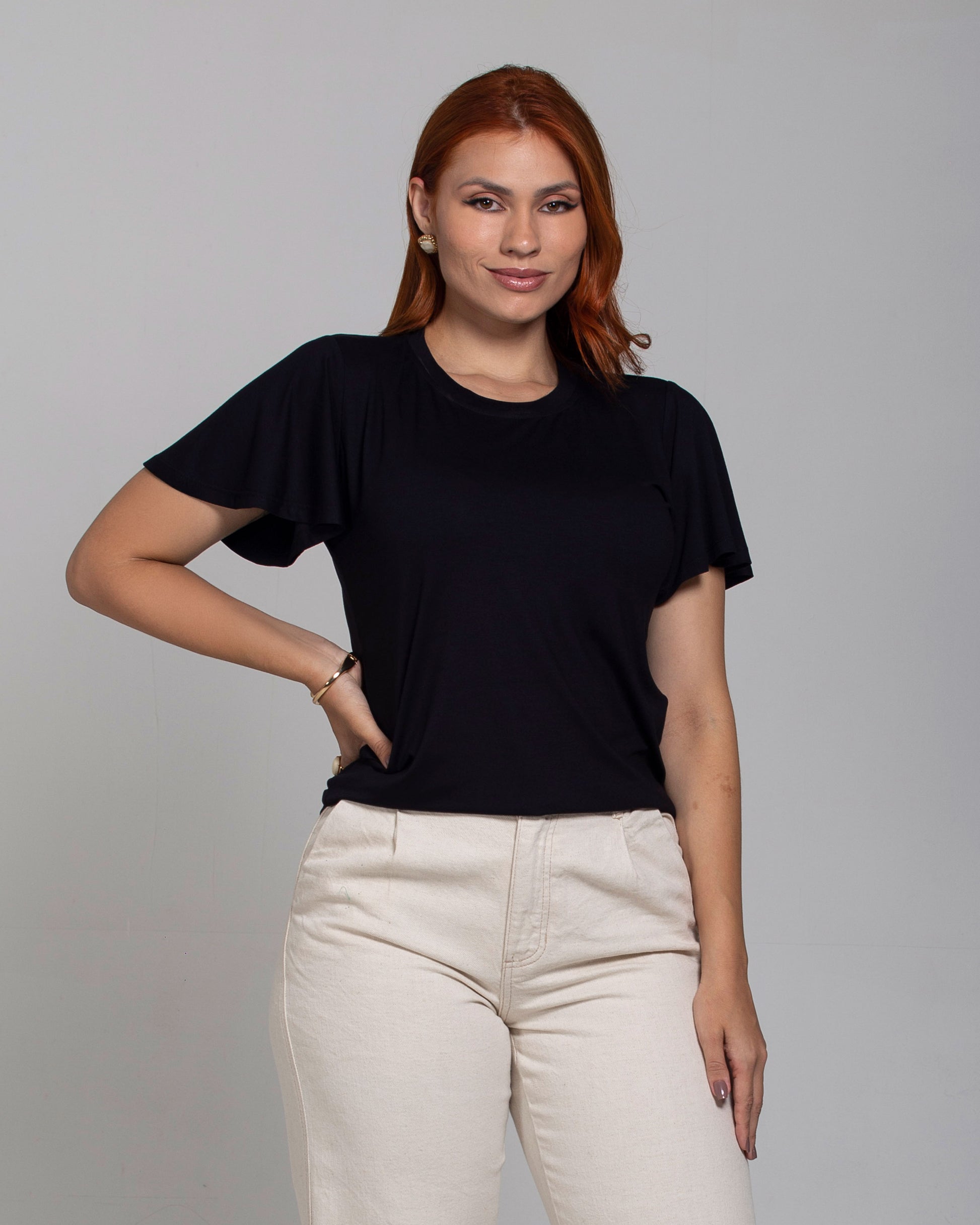Blusa Essencial Manga Sino