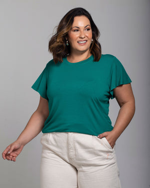 Blusa Essencial Manga Sino - Divina Garota